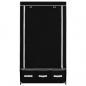 Preview: Kleiderschrank Schwarz 87 x 49 x 159 cm Stoff