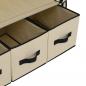 Preview: Kleiderschrank Creme 87 x 49 x 159 cm Stoff