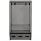 Preview: Kleiderschrank Grau 87 x 49 x 159 cm Stoff