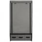 Preview: Kleiderschrank Grau 87 x 49 x 159 cm Stoff