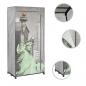 Preview: Kleiderschrank 75×45×160 cm New York Stoff