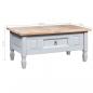 Preview: Couchtisch Mexiko-Stil Kiefernholz Grau 100x55x44 cm