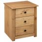 Preview: Nachtschrank 46x40x57 cm Kiefernholz Panama