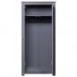 Preview: Kleiderschrank Grau 80x50x171,5 cm Kiefernholz Panama