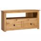 Preview: ARDEBO.de - TV-Eckschrank 93 x 49 x 49 cm Massivholz Panama-Kiefer 