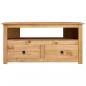 Preview: TV-Eckschrank 93 x 49 x 49 cm Massivholz Panama-Kiefer 