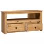 Preview: TV-Eckschrank 93 x 49 x 49 cm Massivholz Panama-Kiefer 