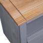 Preview: TV-Eckschrank Grau 93 x 49 x 49 cm Massivholz Panama-Kiefer 