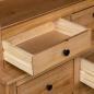 Preview: Highboard 93x40,5x180 cm Kiefernholz Panama