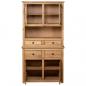 Preview: Highboard 93x40,5x180 cm Kiefernholz Panama