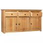 Preview: Sideboard 135 x 40 x 80 cm Massivholz Panama-Kiefer