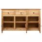 Preview: Sideboard 135 x 40 x 80 cm Massivholz Panama-Kiefer