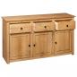 Preview: Sideboard 135 x 40 x 80 cm Massivholz Panama-Kiefer