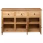 Preview: Sideboard 135 x 40 x 80 cm Massivholz Panama-Kiefer