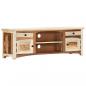 Preview: ARDEBO.de - TV-Schrank 120x30x40 cm Altholz Massiv