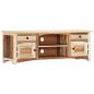 Preview: TV-Schrank 120x30x40 cm Altholz Massiv