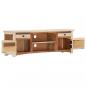 Preview: TV-Schrank 120x30x40 cm Altholz Massiv