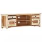 Preview: TV-Schrank 120x30x40 cm Altholz Massiv