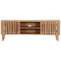 Preview: TV-Schrank 130 x 30 x 45 cm Akazie Massivholz