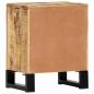 Preview: Nachttisch 40 x 30 x 50 cm Mangoholz Massiv