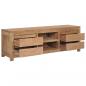 Preview: TV-Schrank 115x30x40 cm Massivholz Teak