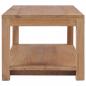 Preview: Couchtisch 100x50x40 cm Massivholz Teak