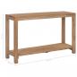 Preview: Konsolentisch 120x35x75 cm Teak Massivholz