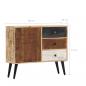 Preview: Sideboard 88×30×73 cm Mango-Massivholz