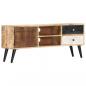 Preview: ARDEBO.de - TV-Schrank 115×30×47 cm Mango-Massivholz