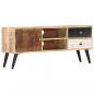 Preview: TV-Schrank 115×30×47 cm Mango-Massivholz