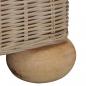 Preview: Sessel mit Kissen Natur Rattan