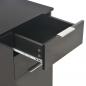 Preview: Sideboard Hochglanz-Schwarz 107x35x80,5 cm