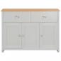 Preview: Sideboard Grau 112x35x81 cm