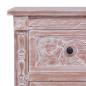 Preview: Sideboard mit 2 Schubladen 90 x 30 x 60 cm Massivholz Mahagoni