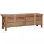 Preview: TV-Schrank mit 3 Schubladen 120×30×40 cm Massivholz Mahagoni