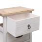 Preview: Beistellschrank 35x25x57 cm Massivholz Paulownia