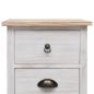 Preview: Beistellschrank 35x25x57 cm Massivholz Paulownia