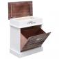 Preview: Schuhschrank Braun 50 x 28 x 58 cm Paulownia Holz