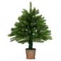 Preview: Künstlicher Weihnachtsbaum Naturgetreue Nadeln 65 cm Grün