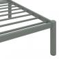 Preview: Bettgestell Grau Metall 100x200 cm