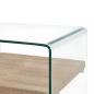 Preview: Couchtisch Transparent 50×50×45 cm Hartglas