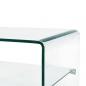 Preview: Couchtisch Transparent 50×45×33 cm Hartglas 