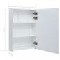 Preview: LED-Spiegelschrank 50x13x70 cm