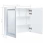 Preview: LED-Spiegelschrank 80x12,2x68 cm