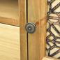 Preview: TV-Schrank mit Mustern Braun 120x30x42 cm Holz