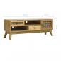 Preview: TV-Schrank mit Mustern Braun 120x30x42 cm Holz