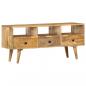 Preview: ARDEBO.de - TV-Schrank 110×36×50 cm Massivholz Mango