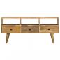 Preview: TV-Schrank 110×36×50 cm Massivholz Mango