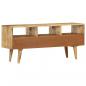 Preview: TV-Schrank 110×36×50 cm Massivholz Mango