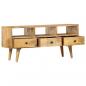 Preview: TV-Schrank 110×36×50 cm Massivholz Mango